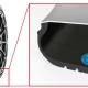タイヤ内面貼り付け型センサーのイメージ